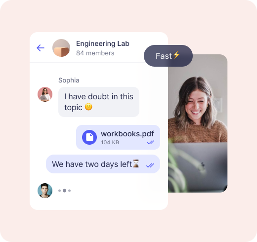 Lag-Free Chat